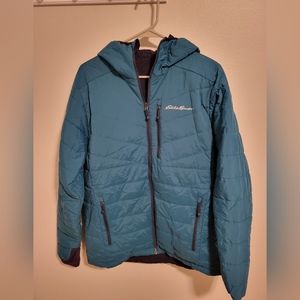 Eddie Bauer First Ascent Ignitelite Hooded Reversible Jacket